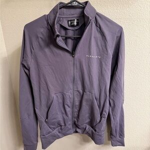 ALPHALETE Athletics charcoal Premium Track Jacket Men’s Full Zip